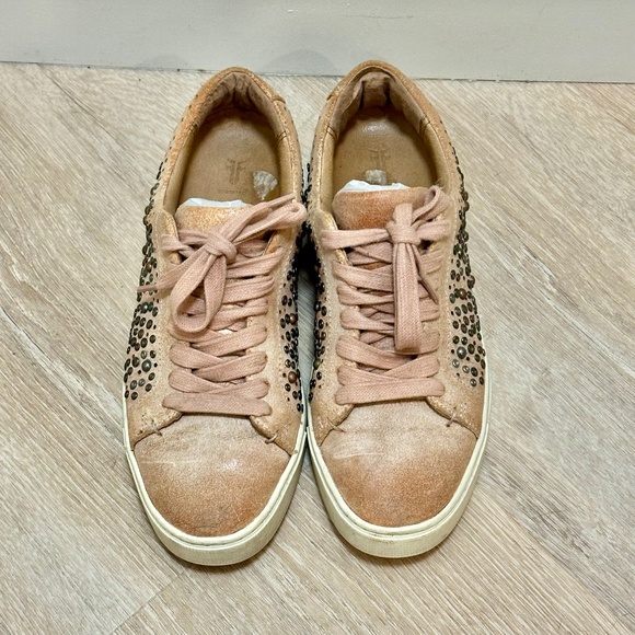 Frye Ivy Deco Stud Sneaker blush/pink size 7.5 - Picture 4 of 9